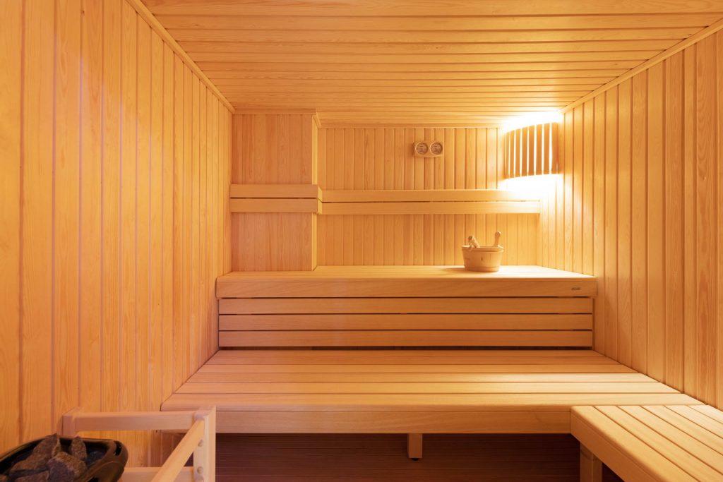 Sauna finlandese della spa